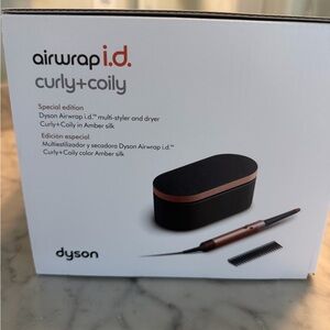 Dyson Airwrap i.d. Curly+Coily in Black and Copper NIB